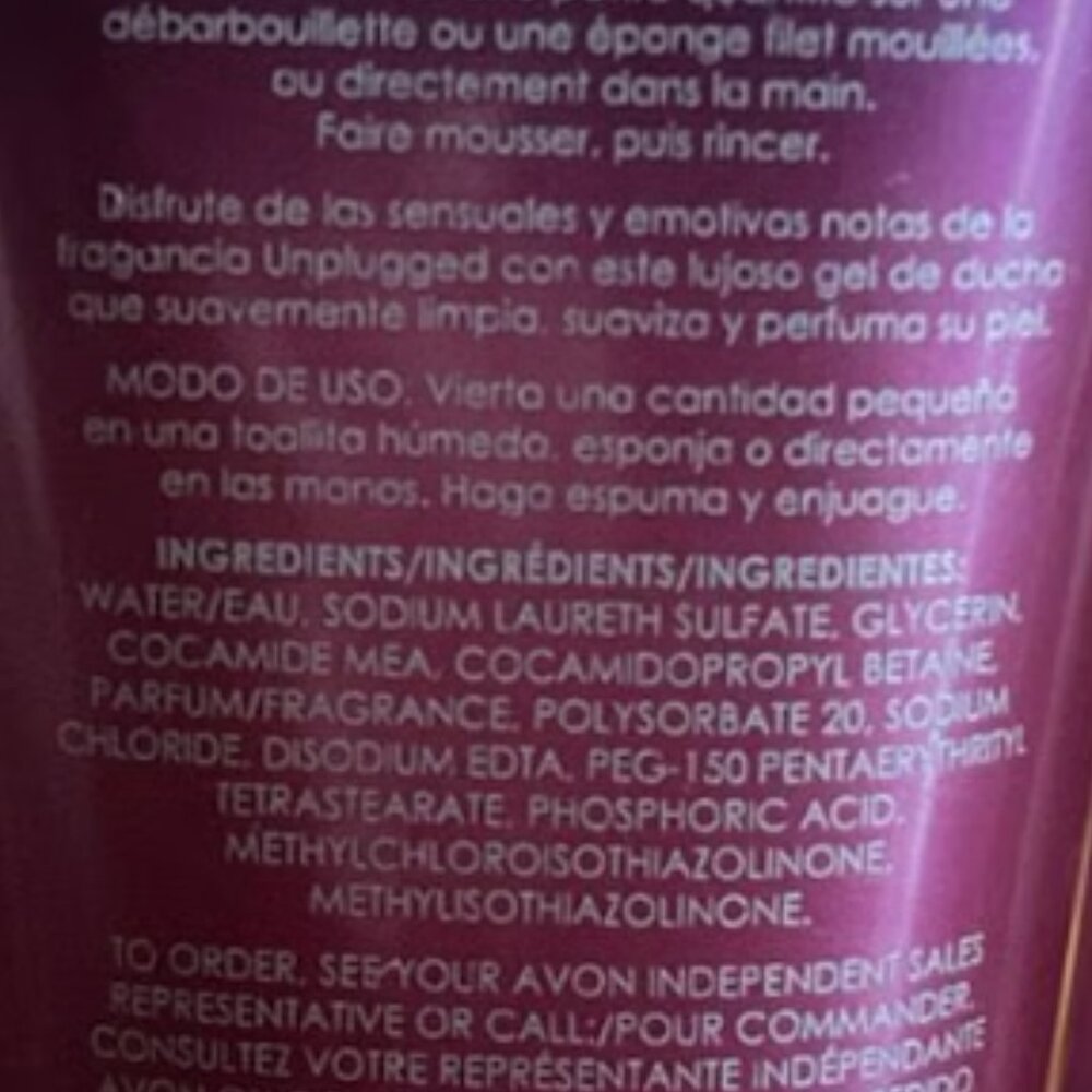 NEW Lot of 2x [Avon] Unplugged by Bon Jovi Shower Gel Bath Body Wash, 6.7 oz ea - Picture 7 of 7